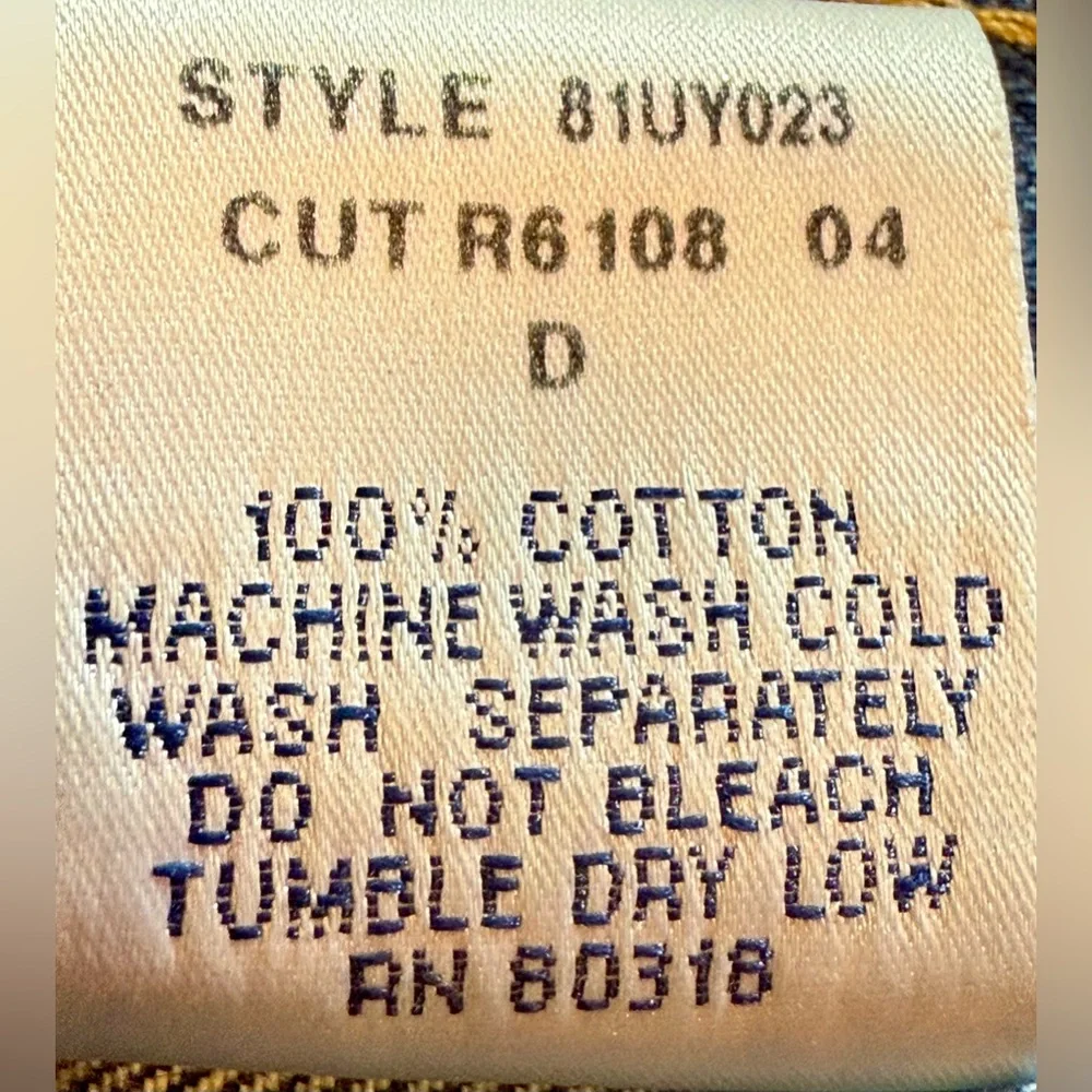 Lucky Brand Dungarees Vintage Bootcut Jeans Women's Size 4 27 Made In USA